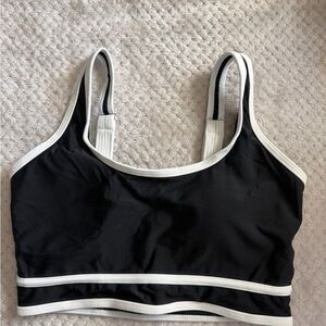 BMJL Stylish Black and White Sports Bra